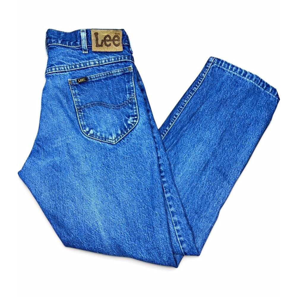 Vintage 90s Lee Riders Men's Jeans Made In USA Denim 35x34 Medium Wash